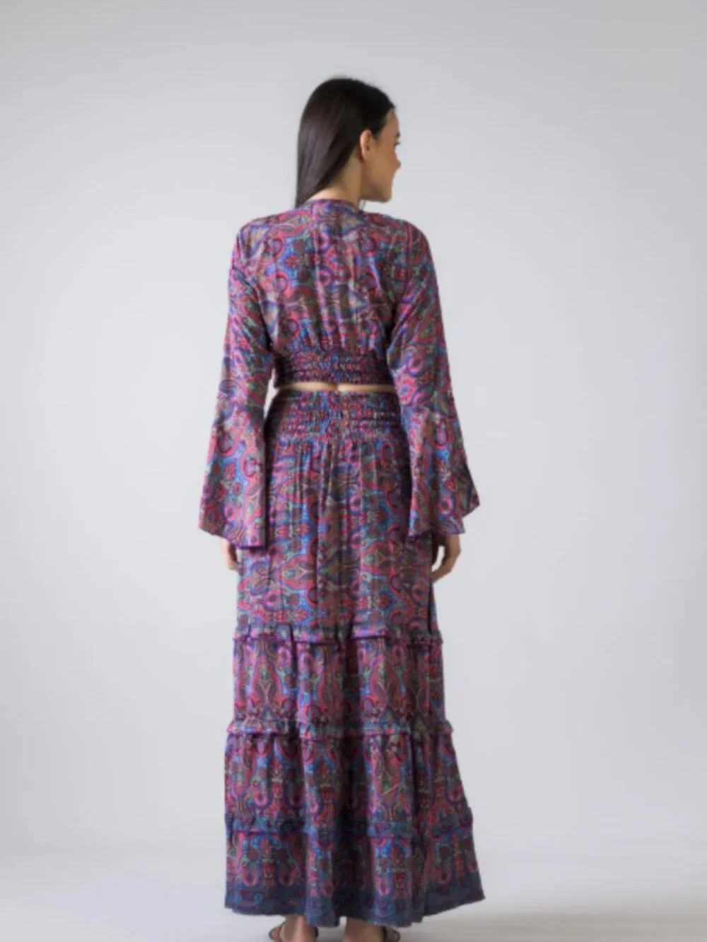 39.) Rhea Arya Top and Trouser Set - Picture 3 of 3
